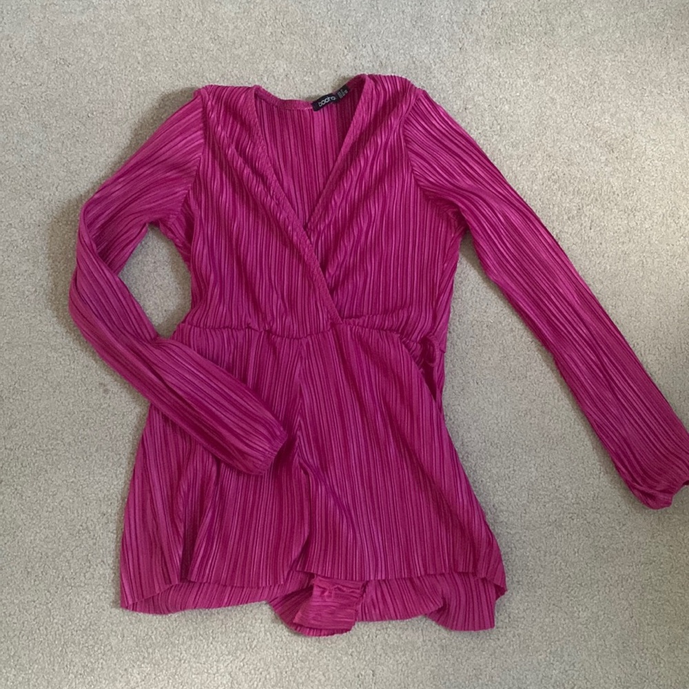 Hot Pink Romper